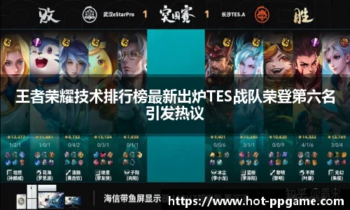 王者荣耀技术排行榜最新出炉TES战队荣登第六名引发热议